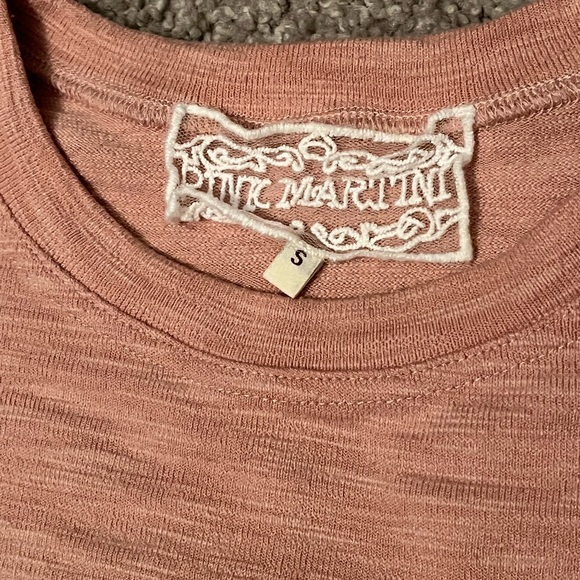 Pink Martini top. Small. Good used condition. Mauve/Pink colored - Picture 3 of 3